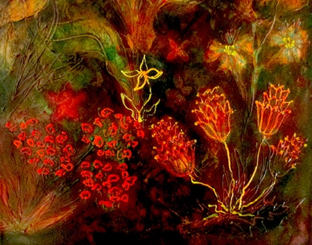 Garden Exotica by artist Francine Funke